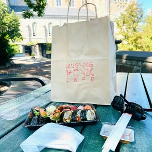 Lunch and beautiful weather #food #lunch