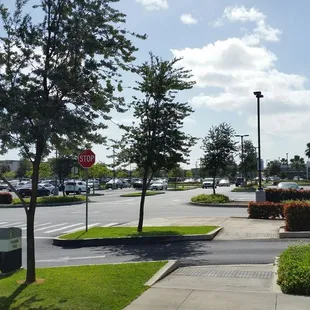 Standing in front of Starbucks, looking towards McDonalds and Safeway Gas Station
