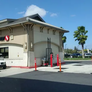 At Safeway Gas Station