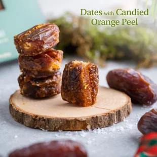 Our evergreen Dates with Candied Orange had to be part of the Cadeau De Noel Parfait Collection .