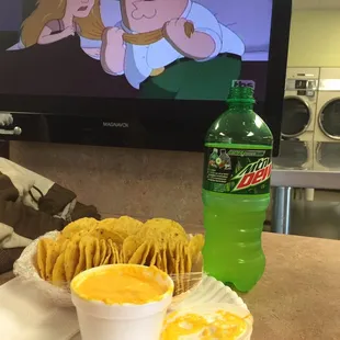 Snacks and tv make this way more fun