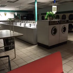 Lights out at 9 even tho they close at 10. Shady. Scary. Gross.