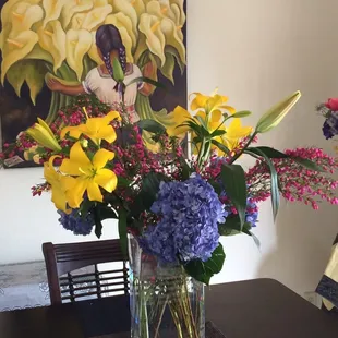 This weeks loose flower arrangement from Laura. They are great priced and always good quality.