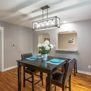 Husband remodeled this home and I staged it.