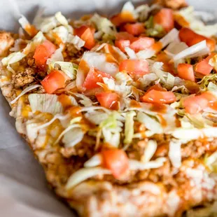 a slice of pizza