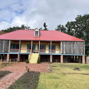 Back of the plantation house
