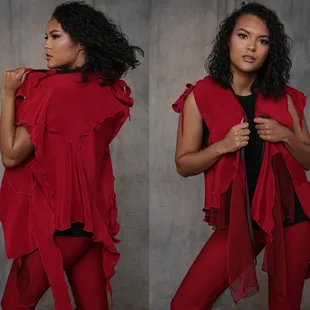 Our clothing moves with your body. Frammento top. Women's clothing sustainably made right here in Tucson Arizona.