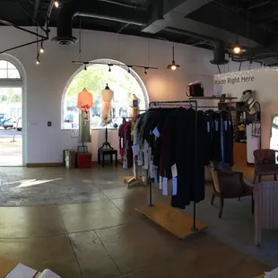 Inside the Atelier on a sunny day