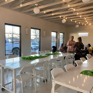 Interior seating area