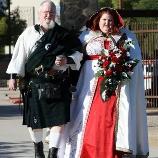 Bride with her daddy