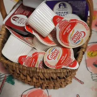 a basket full of coffee
