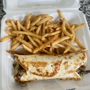 Cheesesteak wrap