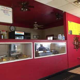 inside of restaurant