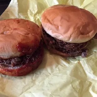 sammiches - small $0.99 chicken, big $4.75 beef