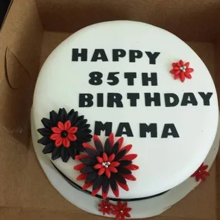 Birthday themed cake