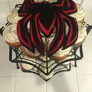 Spiderman cupcakes