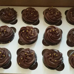 Black Hennessey flovored cupcakes