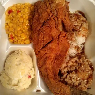 Whole Catfish plate