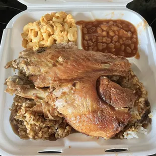 Stuffed Baked Turkey Wing