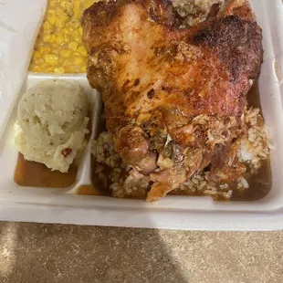 Stuffed Baked Turkey Wing