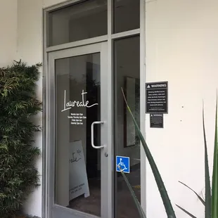 outside