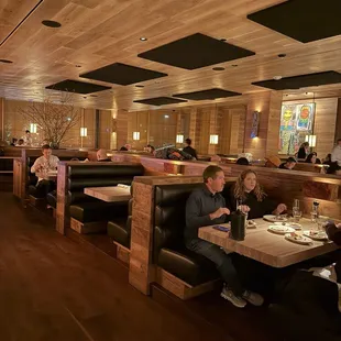 interior, sushi and sashimi