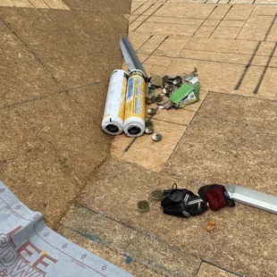 A home before the dry in and before the ice and water shield