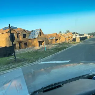 The 3 story apartments we are roofing