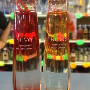 two bottles of nuvo