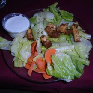 Small salad - dinner side.