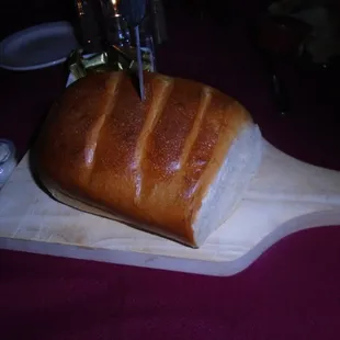 Fresh warm bread.