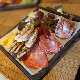 Meat and cheese board
