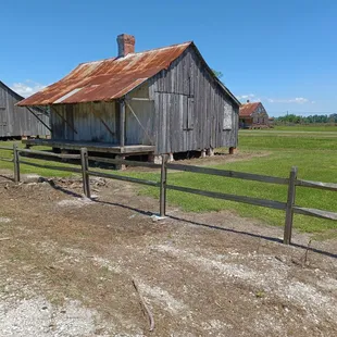 Two families occupied this tiny cabin