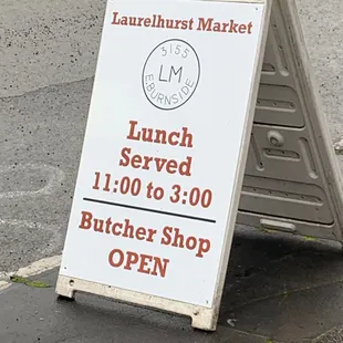 False advertisement, closed for the day.