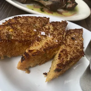 Warm Griddled Corn Bread