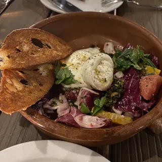 Marinated Burrata & Blackberries