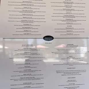 Outside Menu