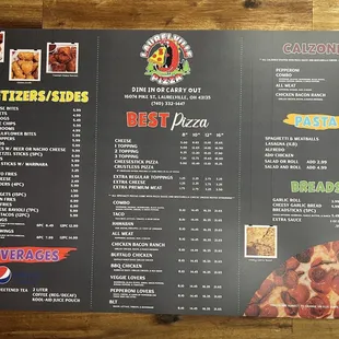 Pizza, subs, sandwiches, pasta, appetizers, desserts, beverages and more