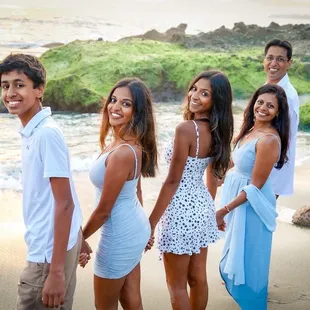 Family session at Laguna Beach