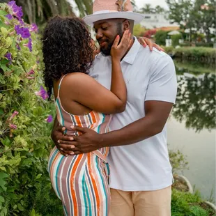 Engagement session at the historic Venice canals