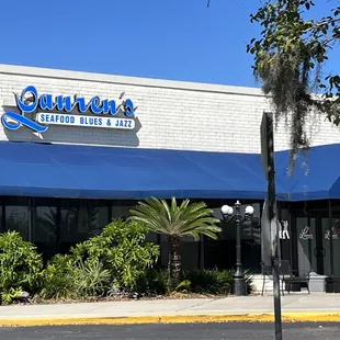 the front of the restaurant