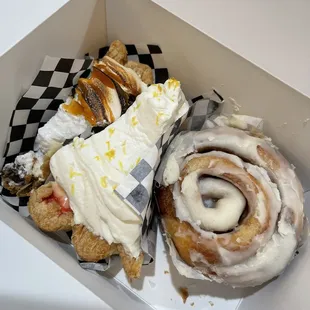 a box of pastries