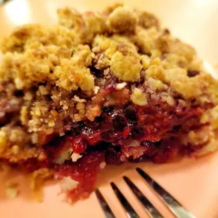 Blackberry Raspberry Streusel
