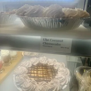 Ube Coconut Cheesecake Whole