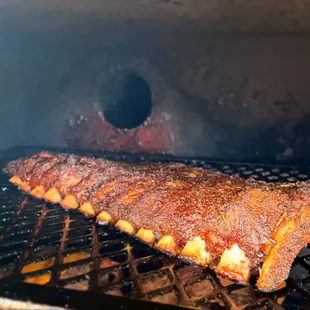 Baby Back Ribs - Dry rubbed with 2 house LaurieCue Rubs