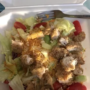 Crispy chicken salad