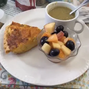 Green Chile Quiche