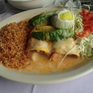 Seafood Enchiladas