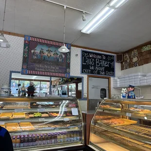 the bakery's interior