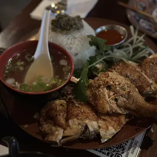 2. Hainanese Roast Chicken Rice